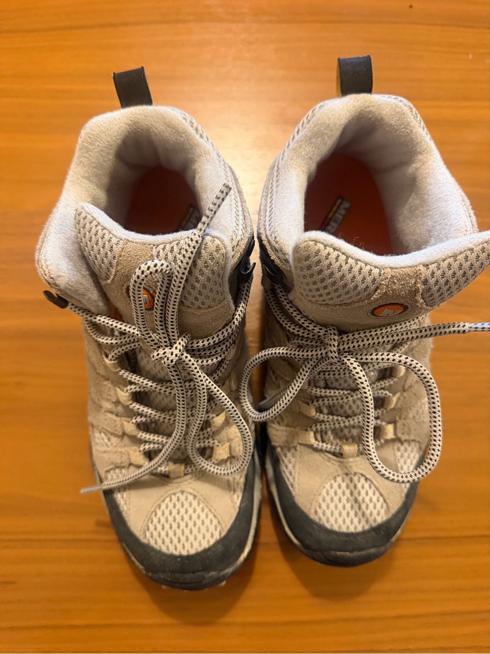 Merrell J86592 Women's Moab Ventilator Mid Taupe Hiking Boots US 7 EUR 37.5